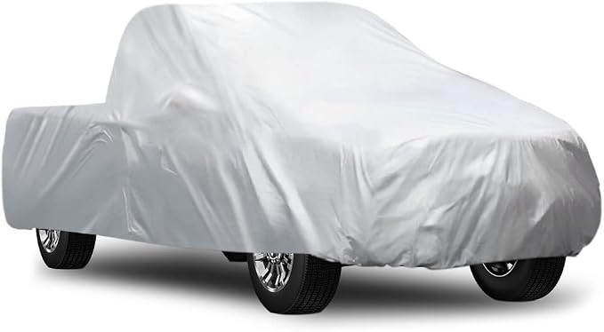 uxcell 6.8M Non-Waterproof All-Weather Truck Cover - UV/Rain/Dust Resistant Protection for Pickup Trucks Only (Fits 6.8m Length)