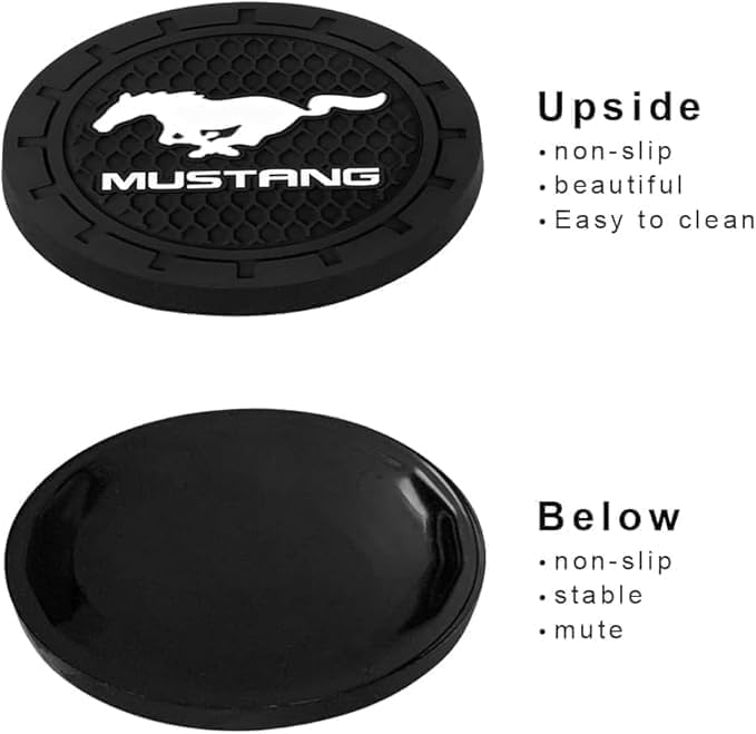Car Cup Holder Coaster for Toyota Corolla RAV4 Highlander, 2 Pieces | Silicone, 2.75 Inch, Car Interior Accessories