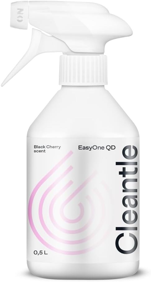 EasyOne QD – Quick Detailer Spray for High-Gloss Shine & Surface Protection – Water-Repellent Finish for Paint, Glass, Trim, Chrome – Safe on All Coated and Uncoated Surfaces – 500ml