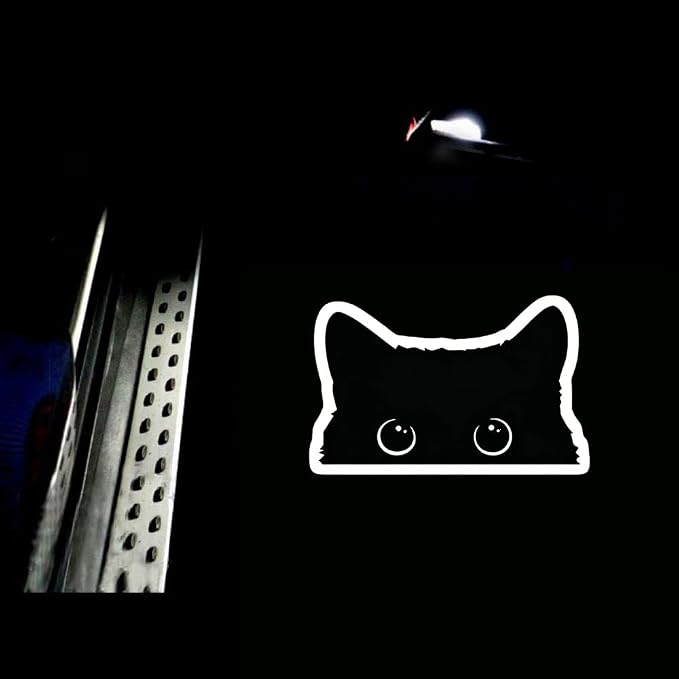 2PCS Car Door Light Logo Projector Wireless Cat Car Accessories Universal Fit for Most Cars/Trucks/SUVs Car Accessories (Light-cat)