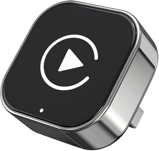 Wireless CarPlay Adapter, Wired to Wireless for CarPlay, Mini USB Design Car Play Adapter, Plug and Play, Stable Connection (Black)