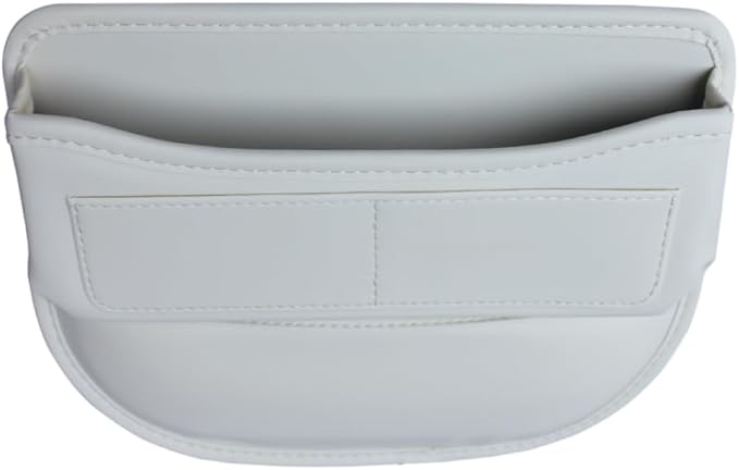 Seat Gap Organizer Car Seat Console Organizer Front Seat Side Storage Bag Center Console Side Pocket Car Seat Crevice Storage Seat Gap Filler Between Seat Storage Pouch（Beige）