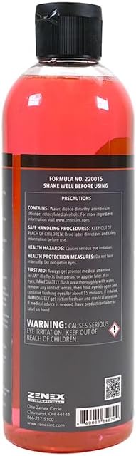 Zenex ZenXtreme Ceramic Car Wash Soap | pH Neutral SiO2 Hydrophobic High Suds Formula | Concentrated | Spot-Free Drying (16 Ounce (Pack of 1))