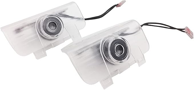 2 Pcs CR-Z Car LED Projector Door Shadow Light Welcome Light Laser Emblem Logo Lamps Kit Puddle Lights LED Courtesy Step Lights Ground Lamp HD Kit Replacement for CR-Z 2016-2021