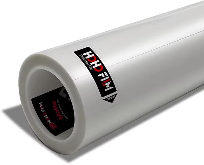 HOHOFILM TPU PPF Hydrophobic Clear Paint Protection Film Self Healing Car Clear Glossy Wrap Film (Matte, 60" x49ft(Whole roll))