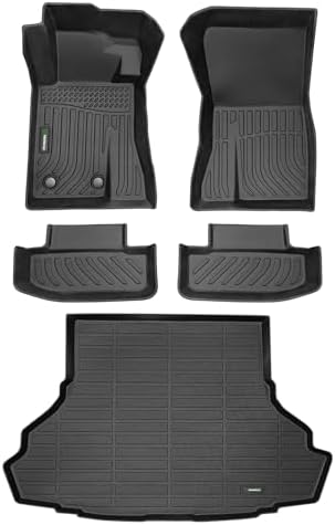 ANBINGO®Floor Mats for Ford Mustang 2015-2025(Cargo w/o Subwoofer Box),for Ford Mustang Car Weather Mat All Weather Mats TPE Car Matt Rugs Rubber Trunk Carpet