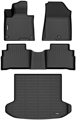 ANBINGO®Fit for KIA Sportage Floor Mats Gasoline 2023-2025 All Weather Mats for Sportage for Kia Sportage Car Mat TPE Car Matt Rugs for 2024 Sportage Rubber Trunk Carpet for Sportage