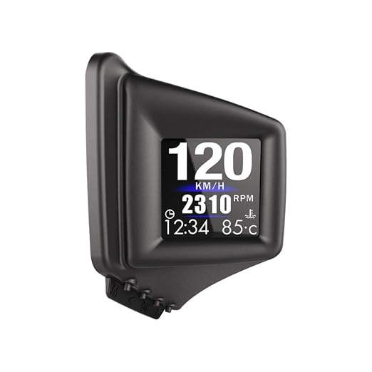 KAOLALI Head Up Display for Car Digital Speedometer Display GPS+OBD2 Dual System Smart Gauge MPH Clock RPM Over Speed Alarm Odometer for All Vehicle