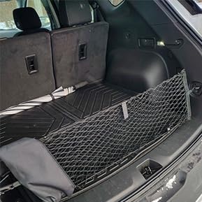 Rear Trunk Organizer Cargo Net for Cadillac XT5 2017-2026 – Envelope Style Cargo Net for SUV–Premium Mesh Elastic Car Trunk Organizer Vehicle Carrier Storage–Compatible with Caddy XT5