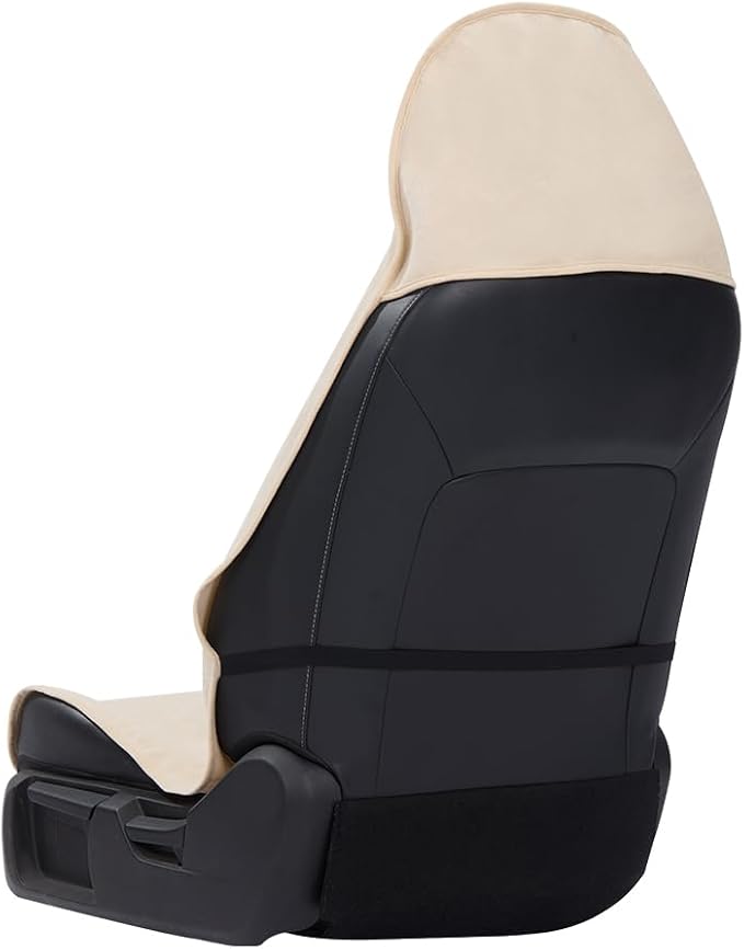 Waterproof Car Seat Cover Universial Fits Car Sweat Towel for Trucks SUV Car Seat Protector Beige