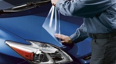 VViViD Clear Gloss Paint Protection Bulk Vinyl Wrap Film 12" x 84" Including Squeegee and Black Felt Applicator