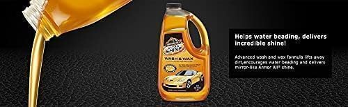 Armor All Ultra Shine Car Wash and Car Wax, Cleaning Fluid for Cars, Trucks, Motorcycles, 64 Fl Oz Each (Pack of 4)