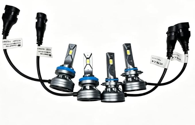 FORENNER H11 H9 H8 9005 HB3 Tire Light Assemblies Quick Install, Pack of 2