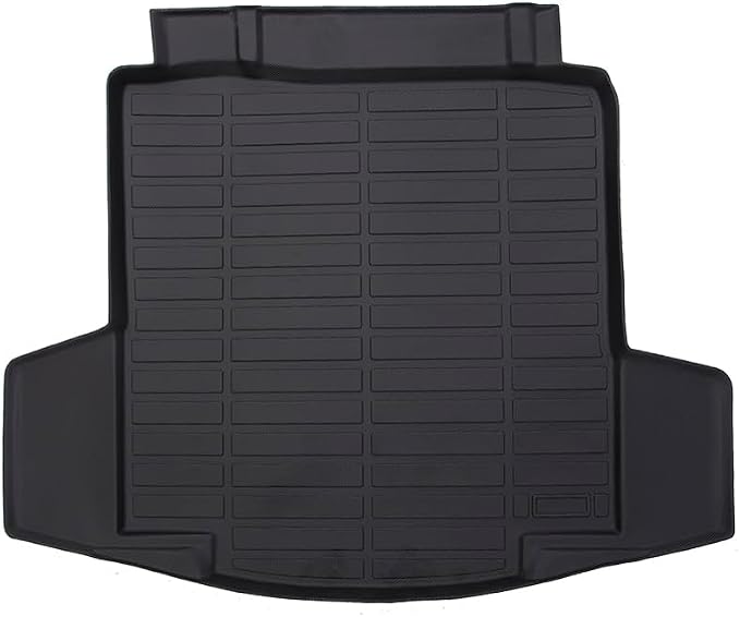 Wailtnb-All Weather Cargo Liner for Chevy Malibu 2016-2025 Custom Fit Car Trunk Mat Waterproof Easy to Clean TPE Cargo Mat Chevrolet Malibu 2016-2025 Accessories Black