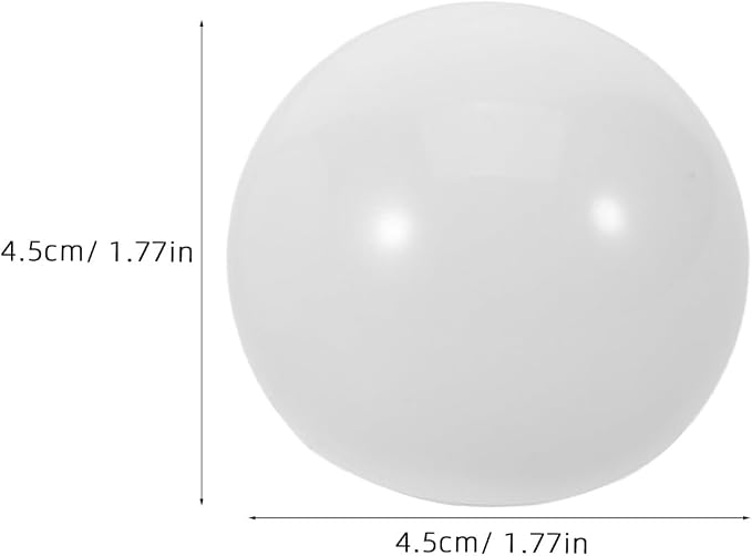 20pcs Hemispherical Makeup Mirror Globe Covers Replacement for LED Vanity Light Bulb Guard Shells Small Bulb Shade Accessories for Bathroom and Dressing Table