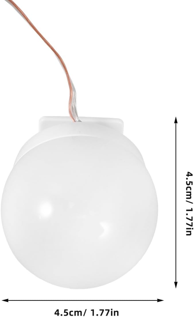 12Pcs Led Makeup Mirror Bulbs USB Vanity Lights Brightness Adjustable Soft White Light for Bathroom Dressing Table