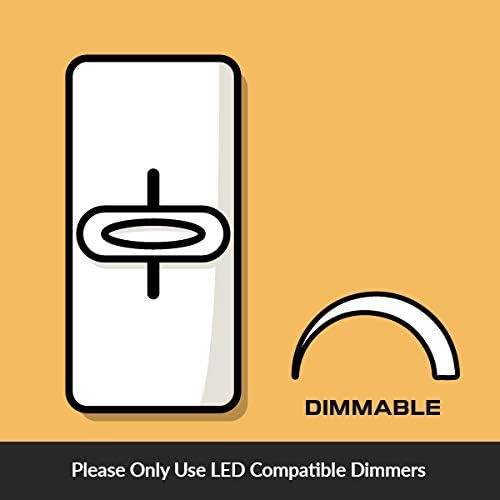 Simba Lighting LED Edison Vintage Filament G25 6W 120V E26, 4000K, 6 Pack | Vanity Globe G80 Bulb, Dimmable 60W Equivalent for Bathroom Makeup Mirror, Medium E26 Base, CE and RoHS, Natural White