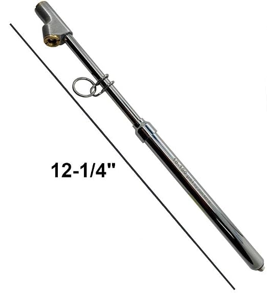 150 Psi Professional Semi Truck Tire Pressure Gauge and Dually Truck Air Gauges. Great for RV Tire Pressure, Cars, and Drivers with Bad Knees appreciate the Long Dual Head Chuck and Heavy Duty Design.