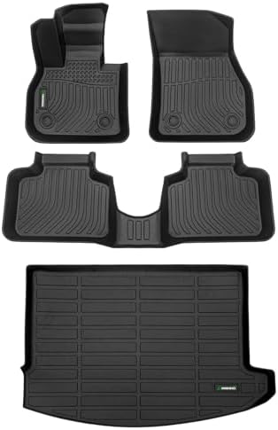 ANBINGO®Floor Mats Fit for Mini Cooper Countryman F60 2017-2024(Not for Manual Transmission) All Weather Mats for Countryman TPE Car Mat Rugs for Mini Countryman Rubber Trunk Carpet for Countryman