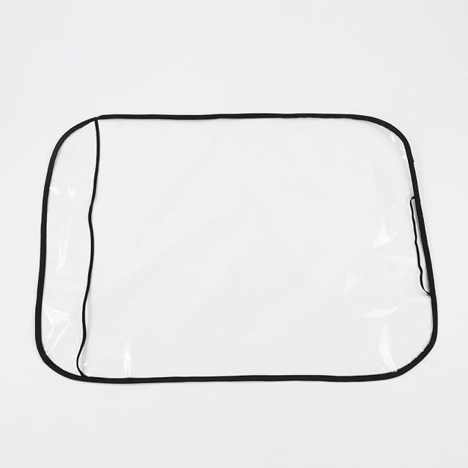 3 Pack Seat Back Protector Clear Plastic Back Seat Cover Waterproof Kick Mats for Kids Feet Stepping on Car Front Seat Back Backrest Protect from Dirt Mud and Scratches