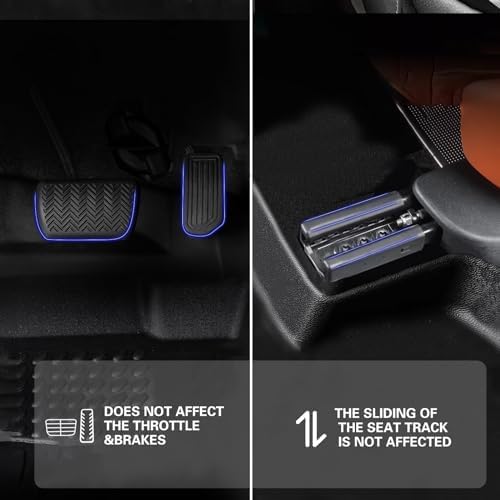 Custom Floor Mats for Hyundai Sonata 2015-2019,All-Weather TPE Rubber Floor, Odorless Anti-Slip,1st & 2nd Row, Black
