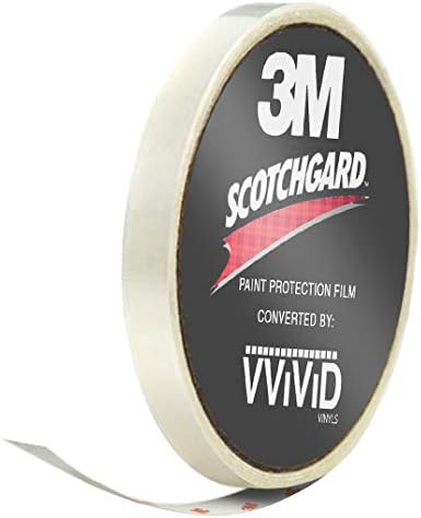 3M Clear Paint Surface Protection Vinyl Wrap .5 Inch Wide Tape Roll (.5 Inch x 60 Inch)