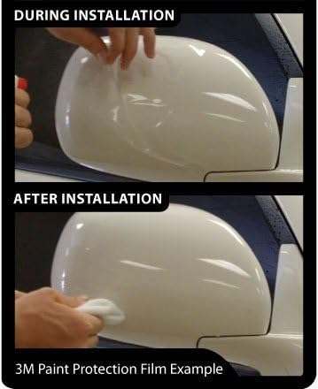 VViViD Clear Gloss Paint Protection Bulk Vinyl Wrap Film 8" Roll Including 3M Squeegee and Black Felt Applicator (8" x 60")