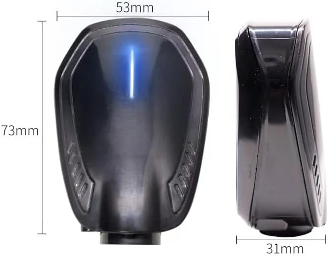 Custom Car Rechargeable LED Door Light Logo Projector Automobile Brand Logo Car Door Lights LED Ghost Shadow Light Projector for car Brand Series Compatible (Black-High, 2)