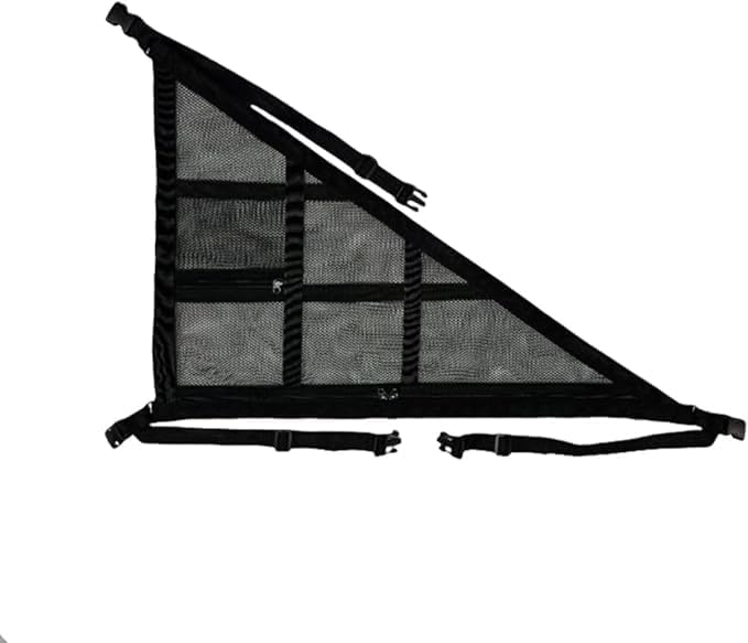 1 Pack Car Ceiling Cargo Net Fit for Ford Escape 2020-2023 2024 Roof Storage Organizer Heavy Duty Overhead Mesh Bag Polyester Double-Layer Zipper Design