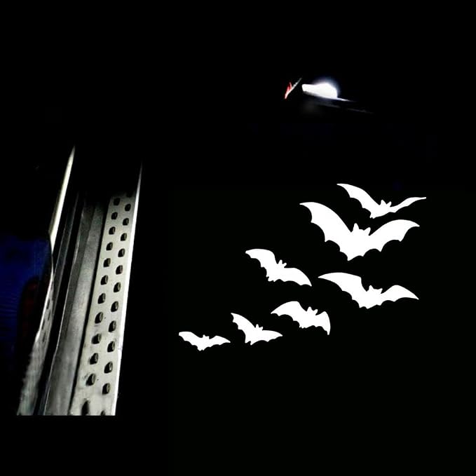 2PCS Car Door Light Logo Projector Bat Car Accessories Wireless Car Door Projector Universal Fit for Most Cars/Trucks/SUVs Bat Car Accessories (Light-bat)