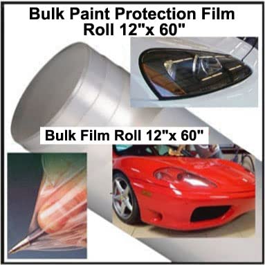 Llumar 10 Mil Clear Paint Protection Bulk Film Roll 12 inches X 60 inches
