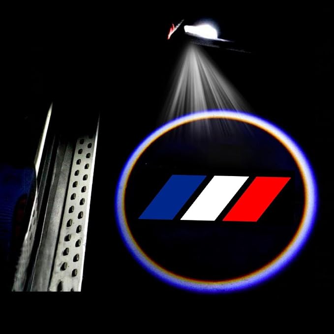 2Pcs Car Door Lights Logo Projector Ghost Shadow Lights Laser Welcome Lamp Light Compatible with Car Truck SUV