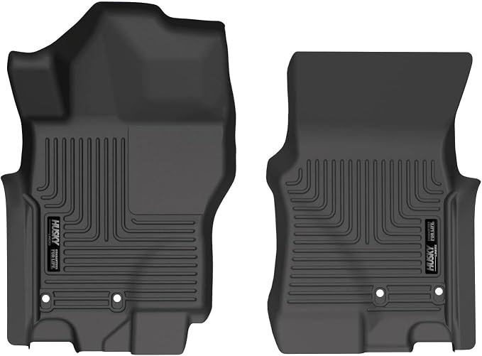 Husky Liners Weatherbeater Floor Mats | Fits 2022-2026 Nissan Frontier, Crew & King CAB ONLY | Front Row, 2-pc Black - 13521