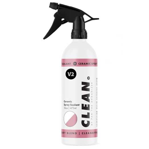 Clean. V2 Ceramic Spray Sealant 16 oz – Ceramic Coating for Cars, Advanced Polymer Technology, Hydrophobic, 2-6 Month Durability, Safe for All Exterior Surfaces