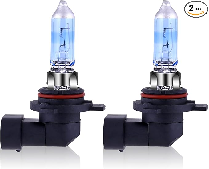 NEWBROWN 9006 HB4 Headlight Bulbs 9006 Halogen Bulb 5000K Super White Light Long Life Replacement P22D 12V/51W (9006/HB4, 2 Pack)