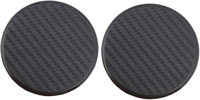 2 Pcs 2.5 inch Diameter Car Interior Accessories Anti Slip Cup Mat Cup Holder Insert Coaster,Round