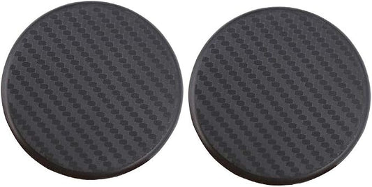 2 Pcs 2.5 inch Diameter Car Interior Accessories Anti Slip Cup Mat Cup Holder Insert Coaster,Round