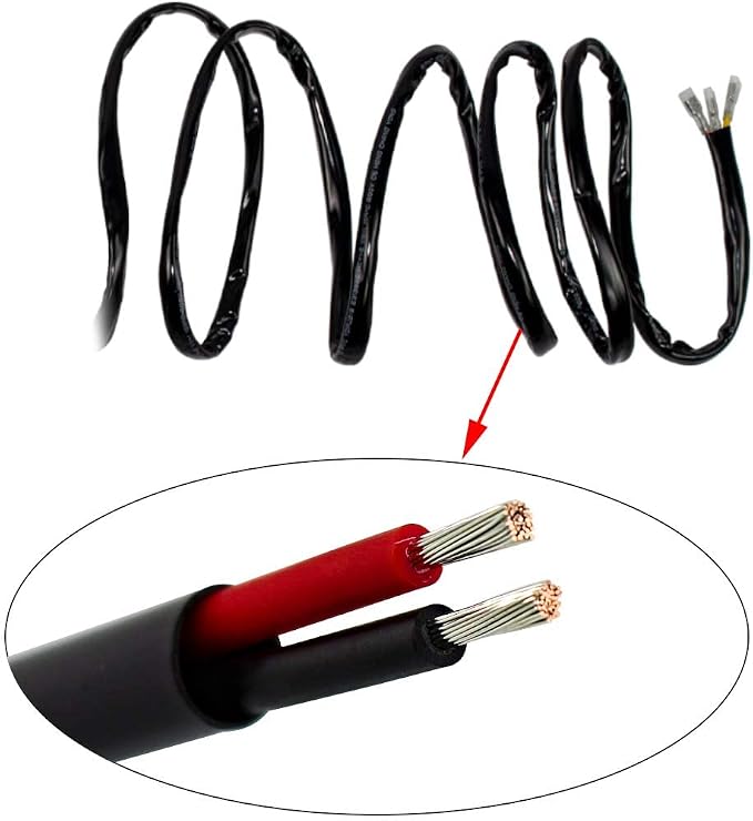 Double Color/High Low Beam Wiring Harness Kit with Remote Control DC12V Maximum 300W 40A LED Lights Wiring Harness Switch Relay 14AWG Core Cable Harness for Car Fog Lights Work Driving Lights Bar
