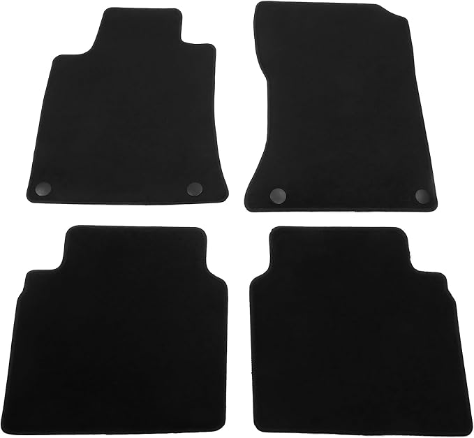 Fit 2019-2025 Nissan Altima 4DR Nylon Floor Mats OEM Fitment Style Black | IKON MOTORSPORTS, Driver Passenger Car Carpets, Front Rear 4PCS Full Set