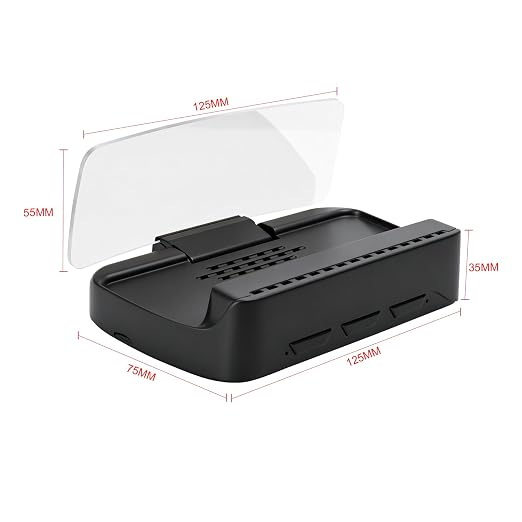VIVIHUD V3-SE Wireless CarPlay Android Car HUD Head-Up Display Cluster Screen HD Display Bluetooth OBD2 GPS Speedometer Plug and Play Smart Automatic Brightness