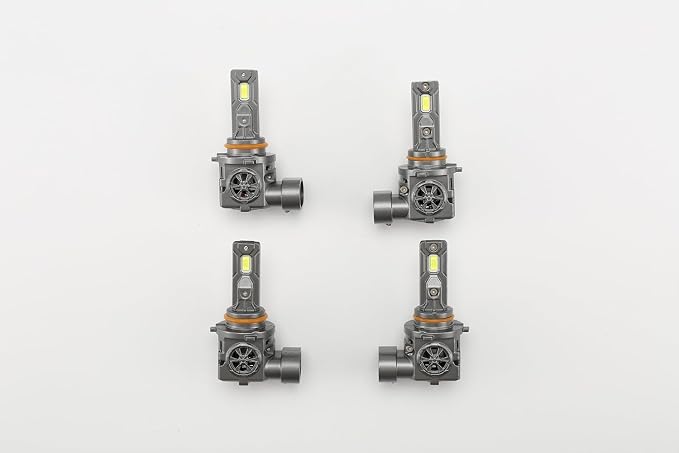 Termitor 9005/HB3 & 9006/HB4 Light Bulbs Combo, 100,000LM Brightness | 85K+ Hours Long Service Life, 6500K Cool White, 1:1 Mini Size Off-Road Light for ATV UTV SUV, 3 Mins Plug N Play, Pack of 4