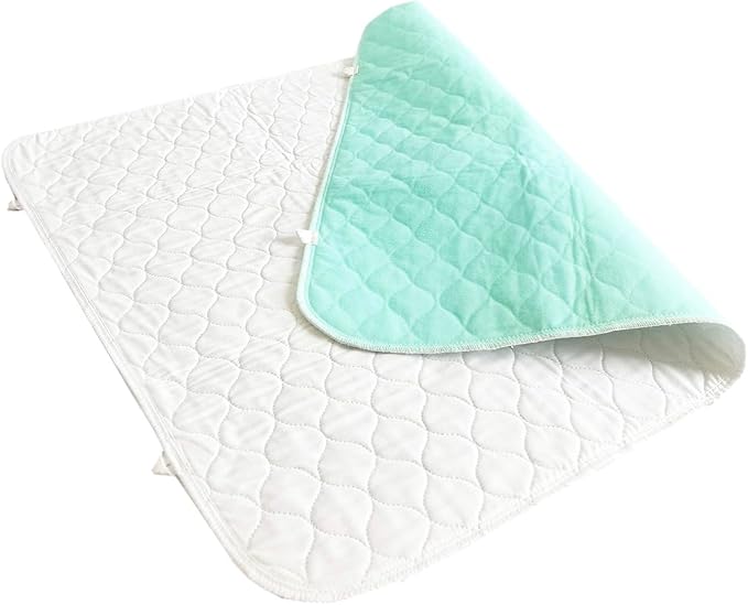 Careboree Washable Waterproof Bed Pads, Extra Absorbent 34”x52” (2 Pack | Anti Slip, Mattress and Furniture Protectors, Breathable, reusable underpads for Incontinence,Adults, Elderly, Kids, Pets