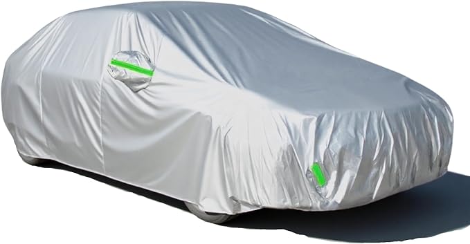 Car Cover Waterproof All Weather Outdoor, Full Exterior Cover for Automobiles, Rain Sun UV Protection Windproof, Scratch Resistant, Breathable, Dustproof (Fits 170"-190" SUV)