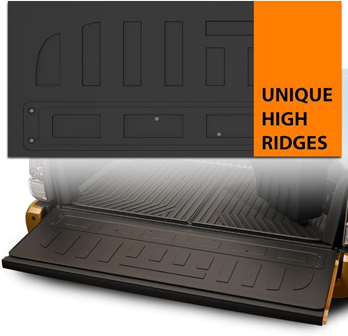 G-PLUS Truck Bed Mat Fit Chevy Silverado w/5'8" Bed | Fit GMC Sierra 1500 2014-2018,All Weather Protection,Non-Slip,Custom Fit Floor Cargo Liner,TPE Full Coverage