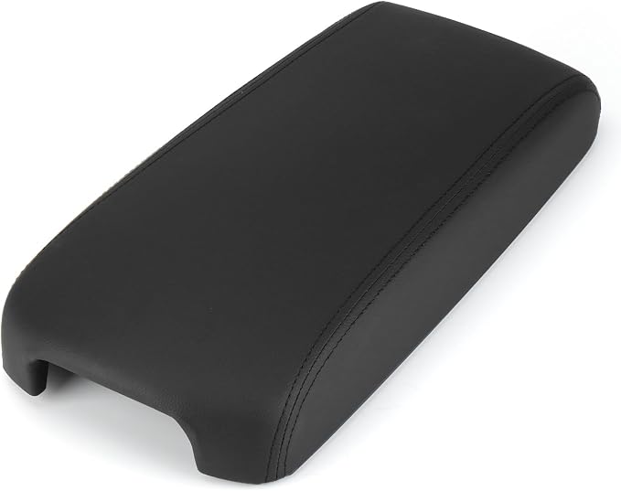 Aeagle Black Center Console Cover Armrest Lids w/Base for Nissan Altima 2013-2018, PU & ABS Plastic
