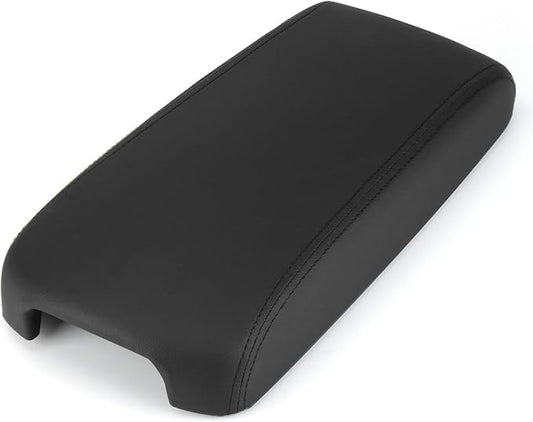 Aeagle Black Center Console Cover Armrest Lids w/Base for Nissan Altima 2013-2018, PU & ABS Plastic