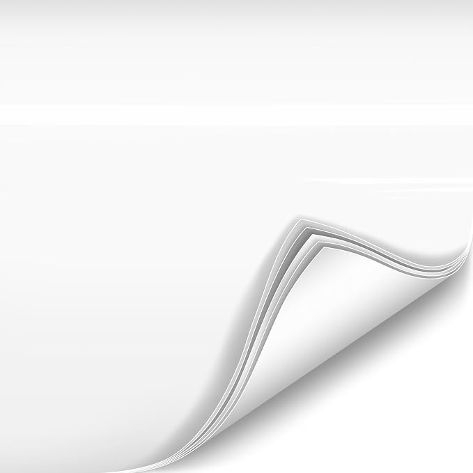 ColorFusion PPF by VViViD, Gloss Polar White Dry Apply PPF Vinyl Car Wrap Roll 6ft x 5ft