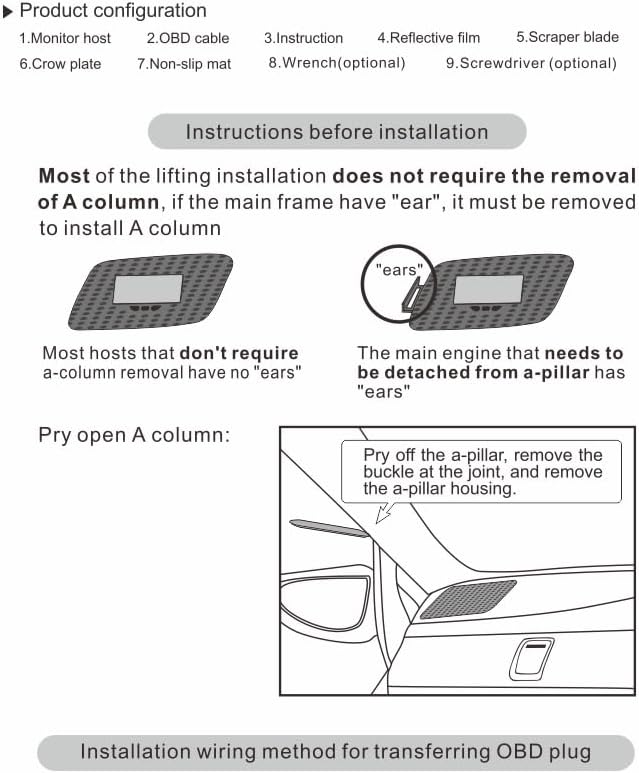 UltraEra Head up Display HUD for Jeep Wrangler JL 2018 2019 2020 2021 2022 2023 2024 2025 for Jeep Gladiator JT 2020 2021 2022 2023 2024 2025 Car Parts OBD Connect car Accessory