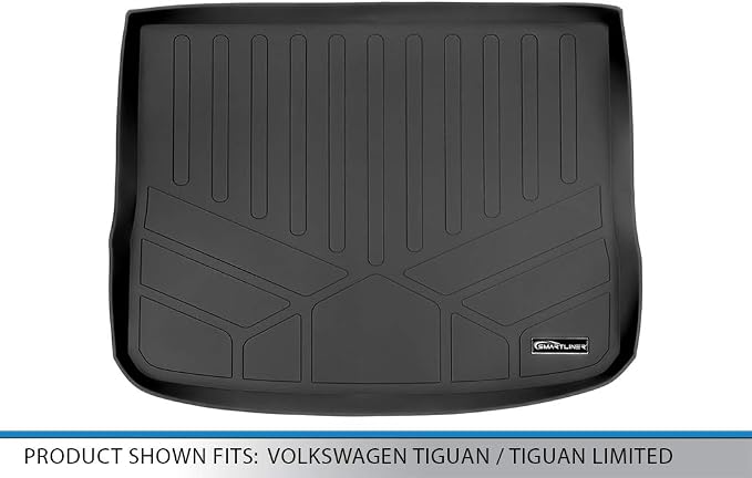 SMARTLINER All Weather Custom Fit Cargo Trunk Liner Floor Mat for 2009-2017 Volkswagen Tiguan