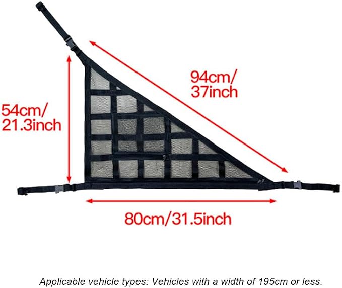 Car Ceiling Cargo Net Pocket for Audi RS Q3 Sportback 8U/F3 2014-2020 2021 2022 2023 2024 2025 2026 Mesh Overhead Storage Organizer Car Roof Storage Bag for Camping Road Trip